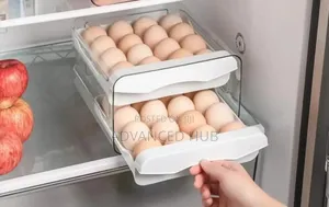 Double Layer Acrylic Egg Storage Tray