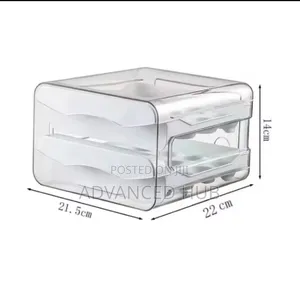 Double Layer Acrylic Egg Storage Tray