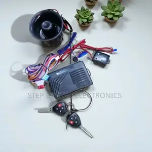 Universal Smart Car Alarm System Kit With Flip Keys and Enhanced Siren