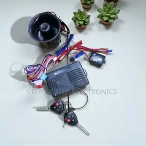 Advanced High Tech Vehicle Security Kit With Dual Flip Keys and Siren