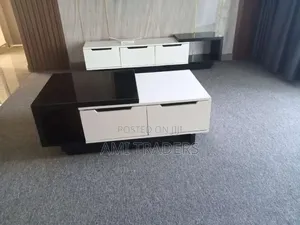 White Black Tv Stand With Coffee Table