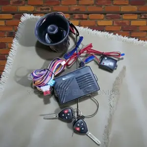 Certified Easy to Setup New Universal Car Alarm Kit With Two Flip Keys
