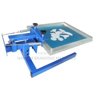1 Color 1 Station Silk Screen Printing Machine 500*700mm
