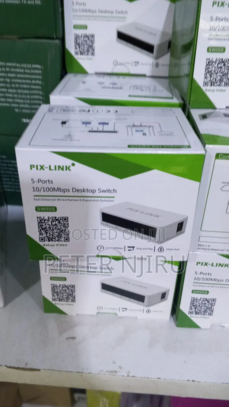 Pix -link 5 Port 10/100mbps Fast Ethernet Switch