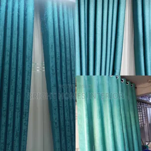 Turquoise Green Curtain Unique Color Curtain