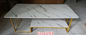 Offer Offer Executive White Marble Coffee Table