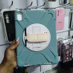 iPad 11th, A16 Rugged Shockproof Back Cover ( Green And Black)