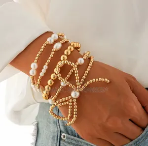 5 PCS Pearl Bow Bangles