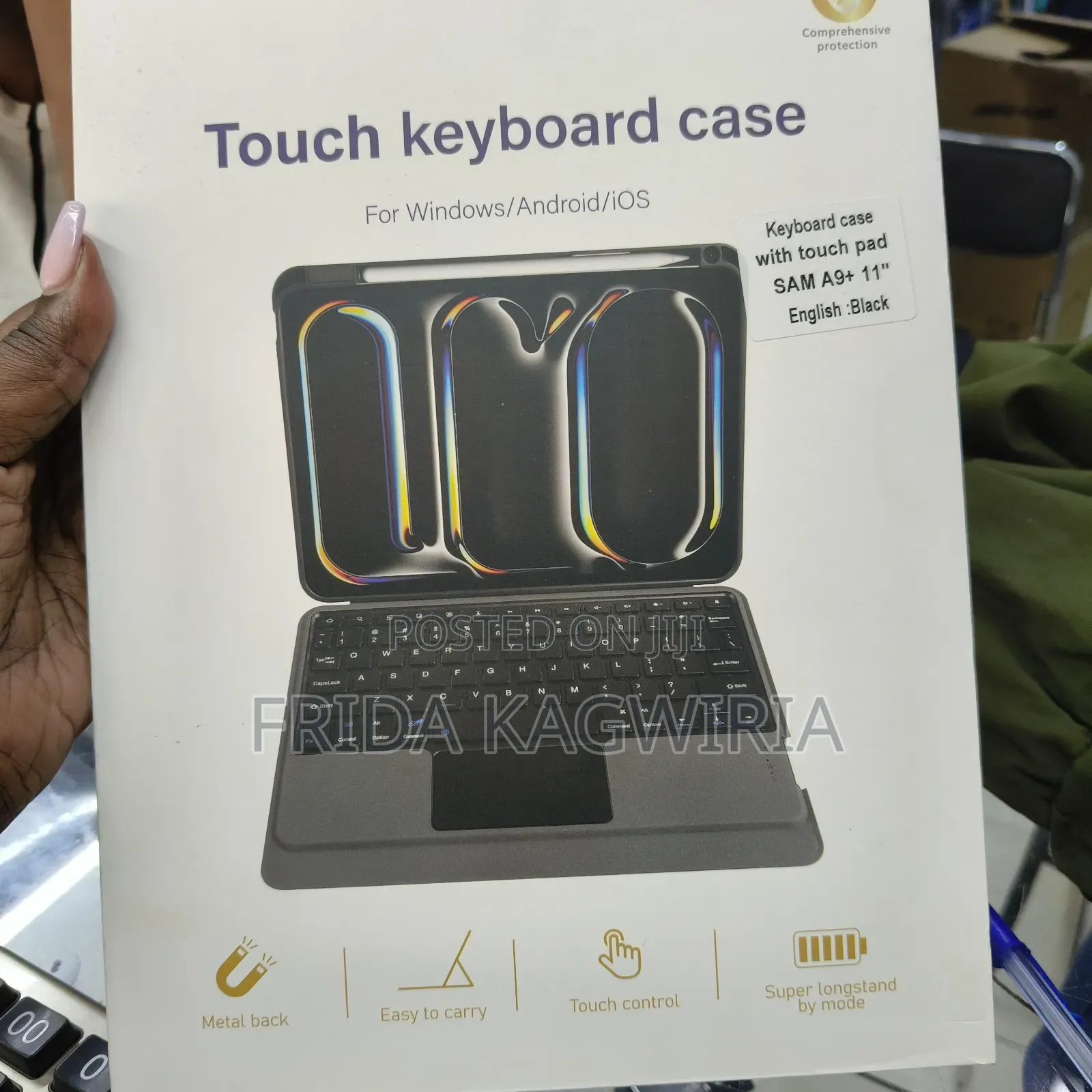 Samsung Galaxy Tab A9 Plus Touch Keyboard Case (With Touchpad)