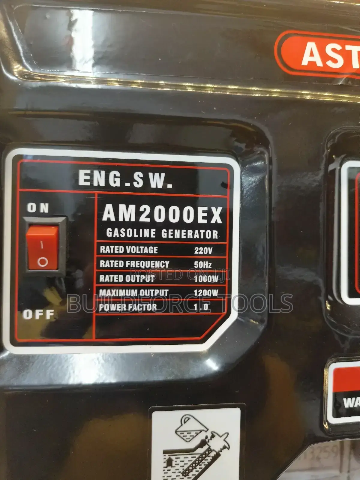 Honda Japan1.0kva Ropstart Generator