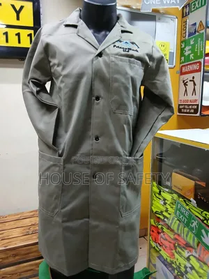Safety Stiched Dust Coat Heavy Duty Twill