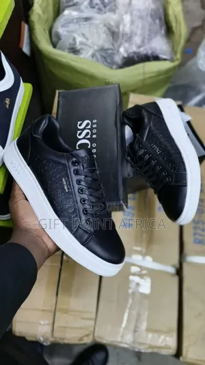 Boss Smart Casual Shoes For Men In Navy Blue Colour Way