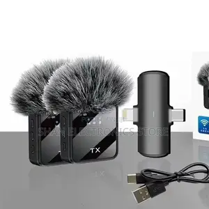 F15 Lavalier Wireless Microphone (2 in 1)