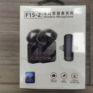 Microphone 2in1 Wireless Lavalier F15-2 Usb Type C + I Phone