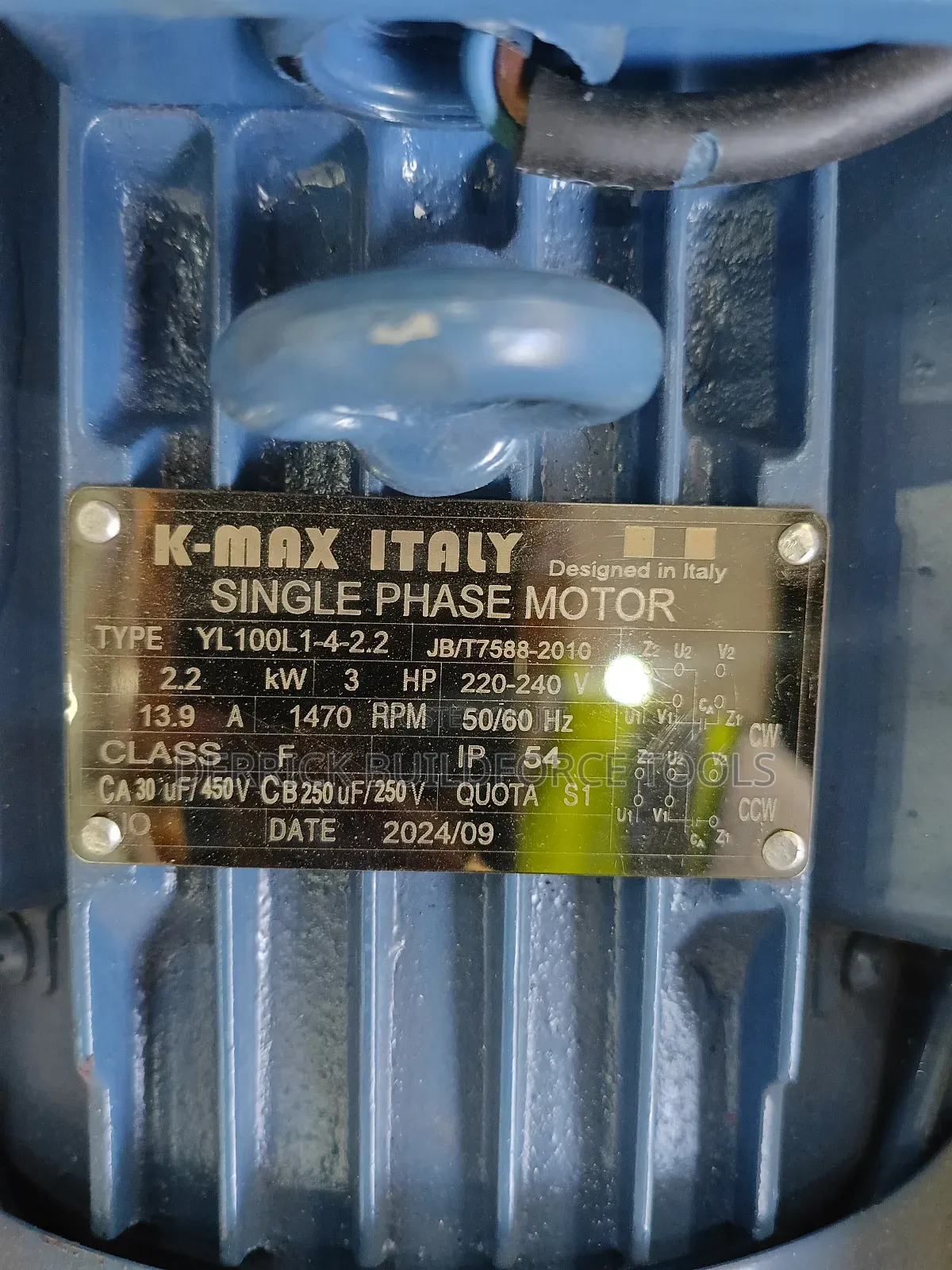 K-Max 3hp Single Phase Electric Motor