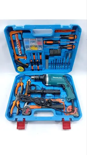 Makita 16 Mm Hp1630 Impact Drill Kit With Accessories