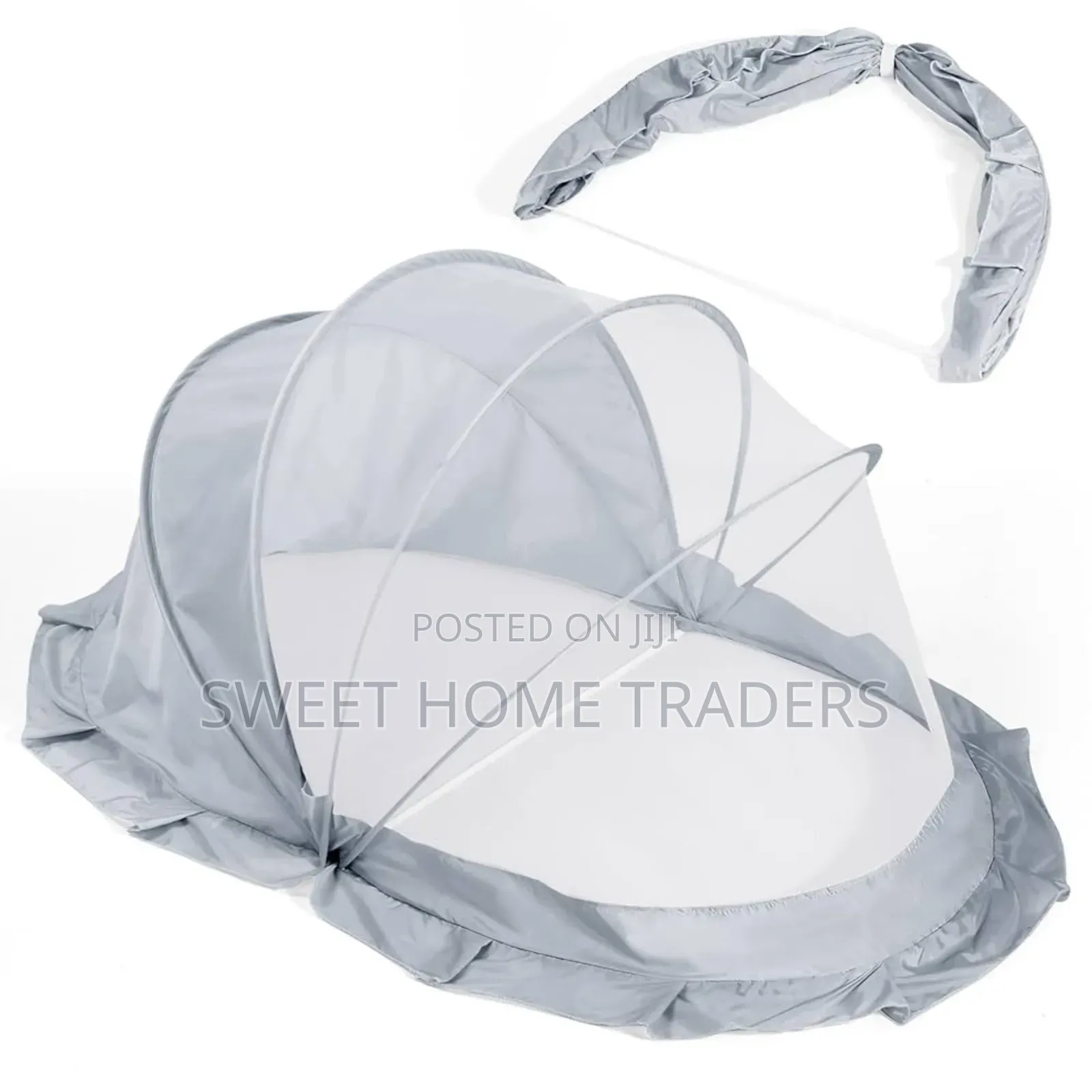 Smart Grey Foldable Baby Mosquito Net