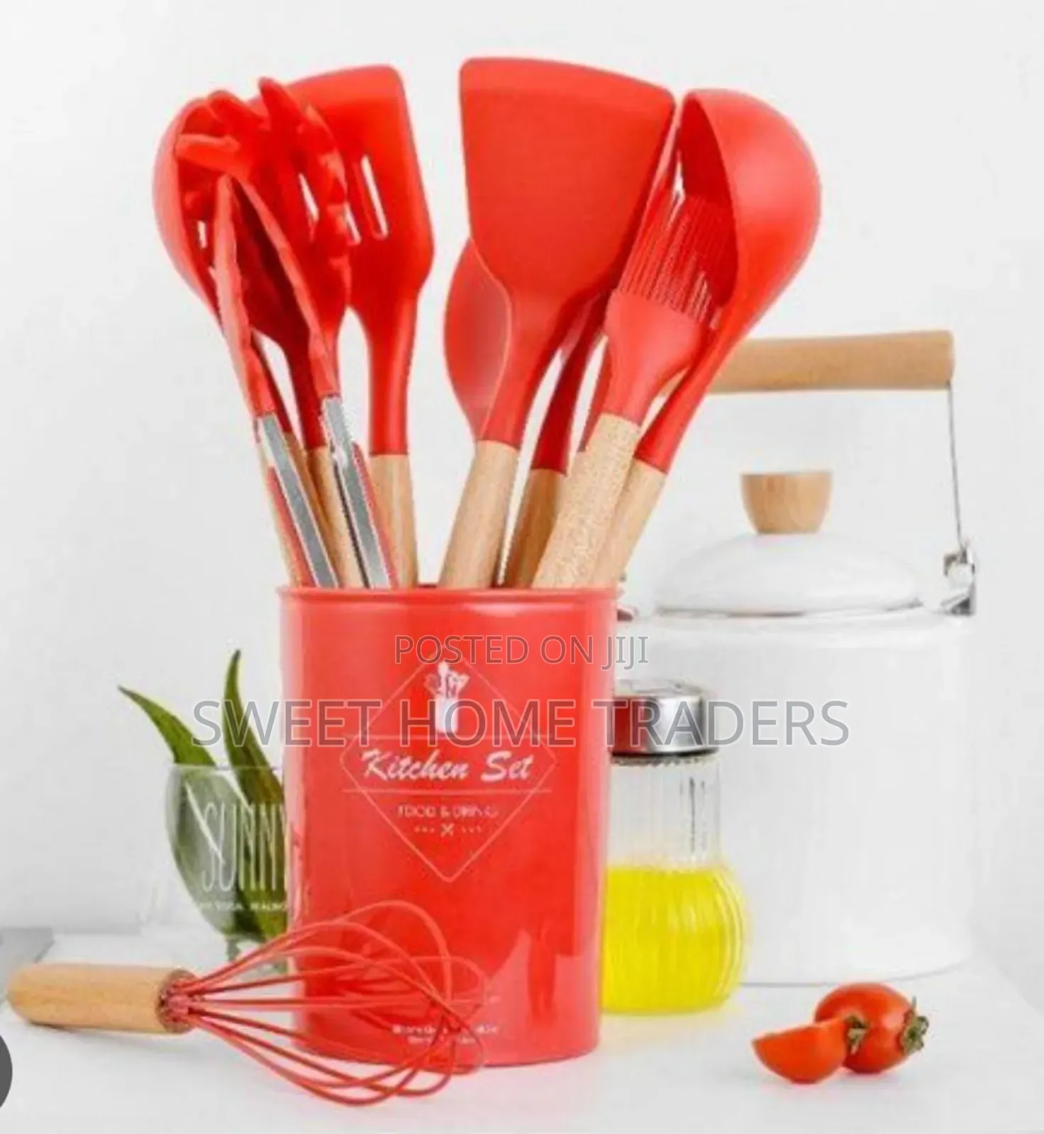 11pc Nonstick Silicon Cooking/Serving Spoon Set