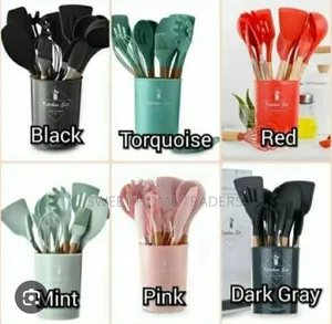 11 PCS Silicone Spoon All Colours