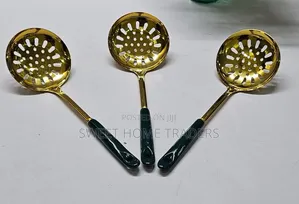Golden Serving Spoon