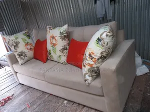 Beige 3-Seater Sofa
