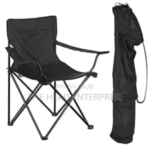 Black Foldable Seat With a Cupholder New