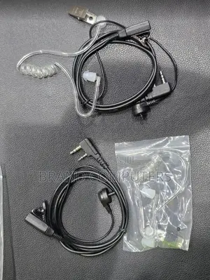 Clear Tube Fbi Style Headset for Baofeng Walkie Talkie With Mic