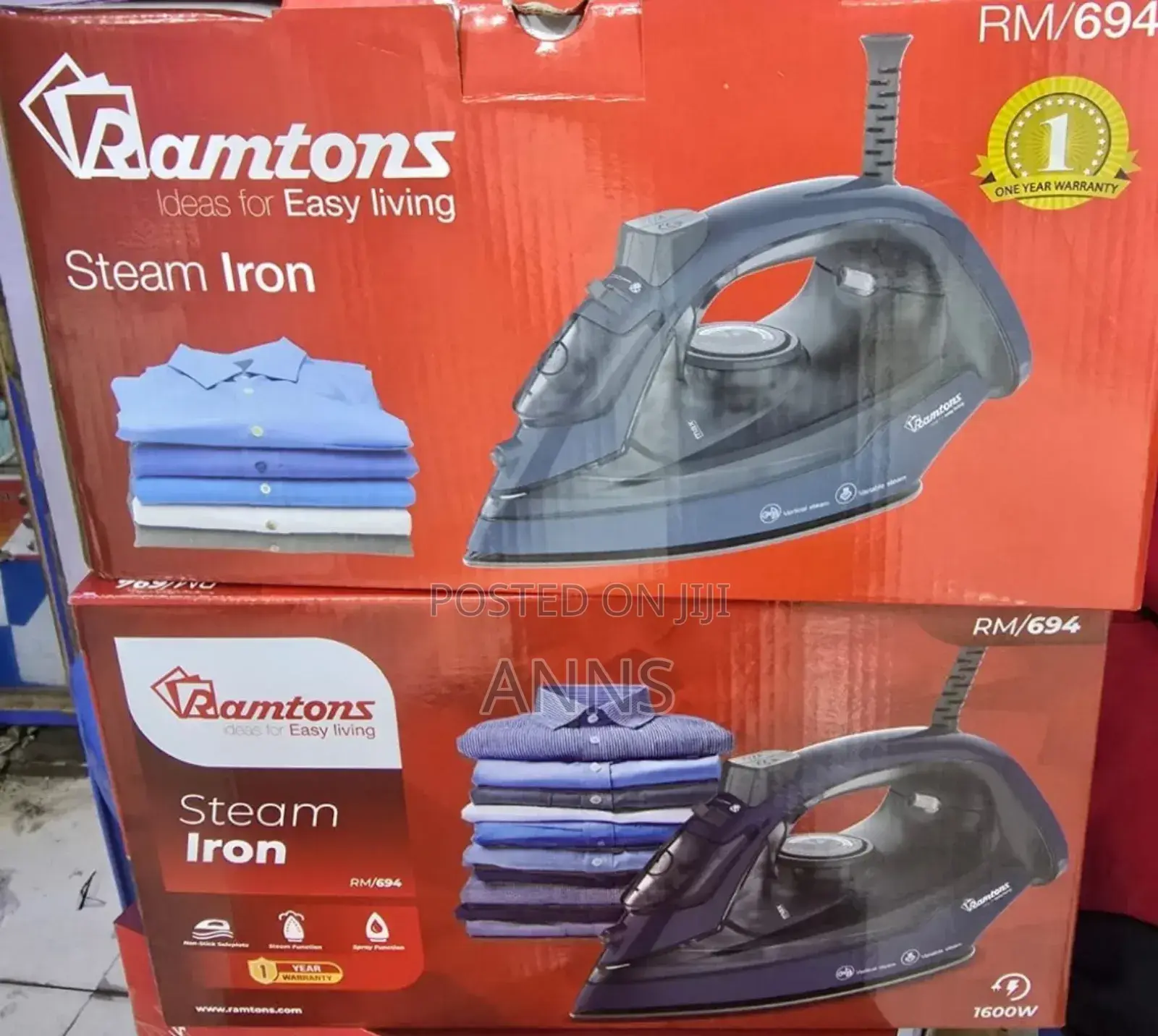 Ramton Steam Iron Box