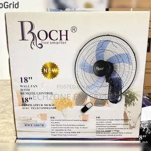 Roch Wall Fan 18 Inch With Remote Control 