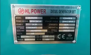 25kva Water-Cooled Diesel Generator