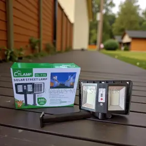 Ctlamp 300w Solar Motion Sensor Street Light Double Sided Outdoor