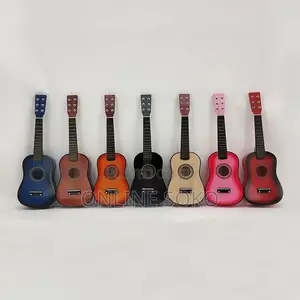 Kids Beginners 23" Acoustic 6 Stringed Acoustic Ukelele Guitar