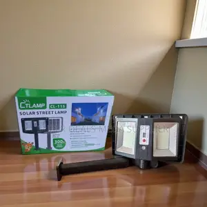 Ctlamp 300w Rechargeable Solar Street Light With Motion Sensor