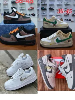 Quality Leather Designer Air Force 1 Customized Shoes