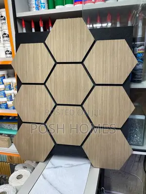 Decorative Acoustic Wood Panels Hexagonal