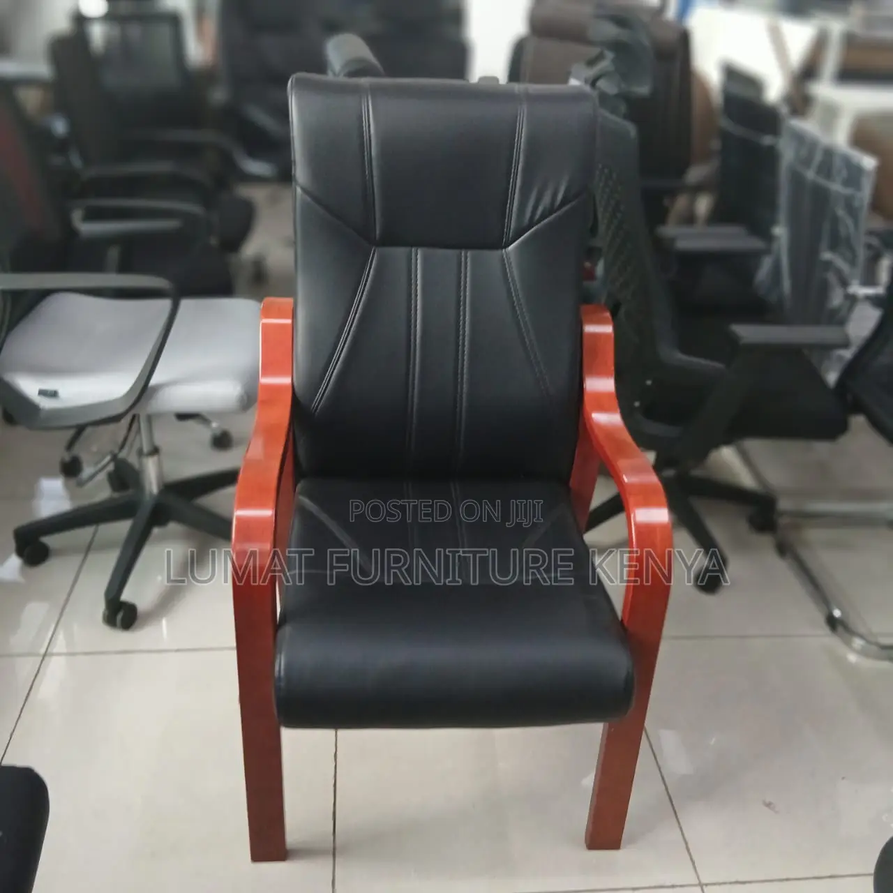 High Back Pu Leather Pulpit Seat