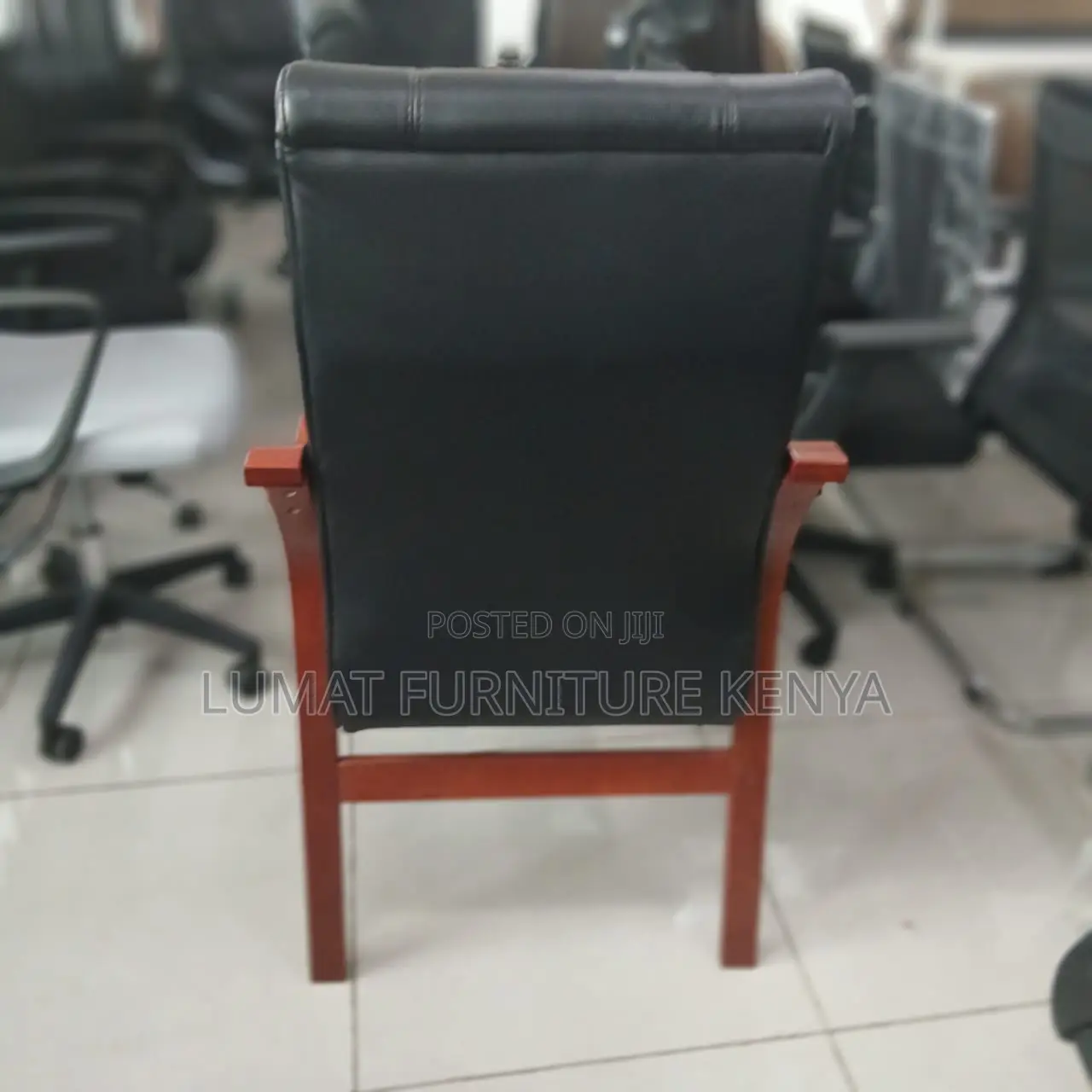 High Back Pu Leather Pulpit Seat