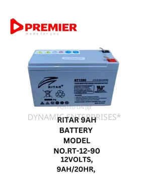 Ritar Rt1290 Valve-Regulated Sealed Lead-Acid Battery.