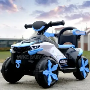 Kids Electric Quad Bike – Blue Black Ride-On