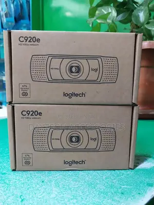 The Logitech C920e Hd 1080p Webcam.