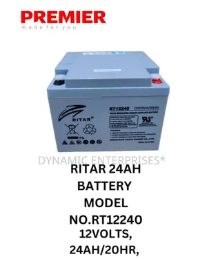 Ritar Rt12240 Valve-Regulated Sealed Lead-Acid Battery.