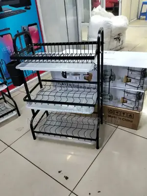 3 Tier Heavy Duty Carbon Dish Rack