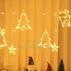 Decorative Christmas Led Curtain Lights 3.5m