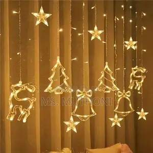 Decorative Christmas Led Curtain Lights 3.5m