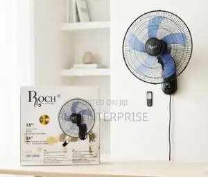 Brand New Roch Wall Fan 18 Inches With Remote