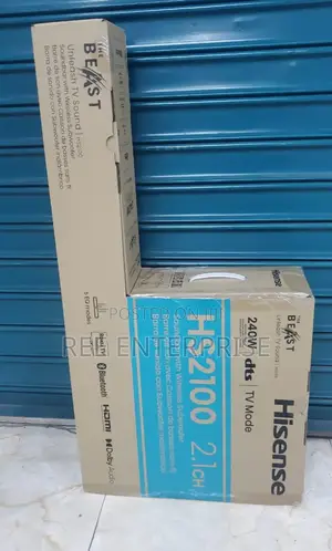 Brand New Hisense 240 Watts 2.1ch Hs2100 Hisense Sound Bar