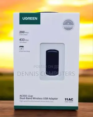 Ugreen Ac650 11ac Dual-Band Wireless Usb Adapter -Cm448