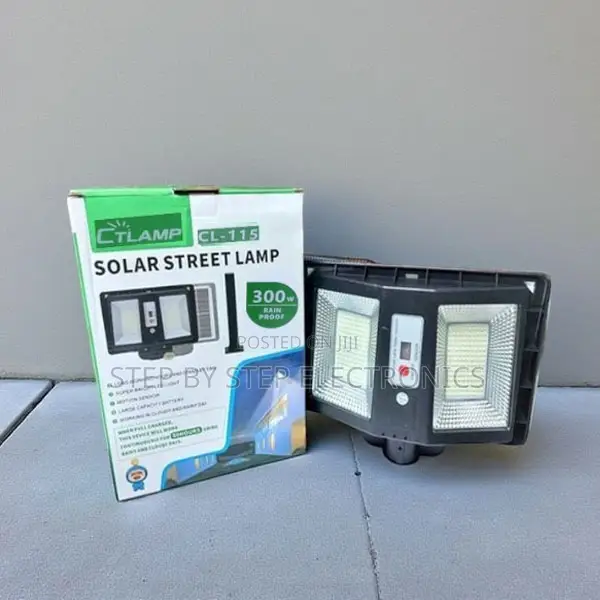 Ctlamp 300w Solar Security Light Motion Sensor Long Working Outdoor