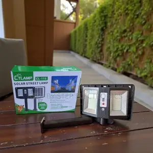 Ctlamp 300w Large Capacity Solar Street Light High Bright Double Sided