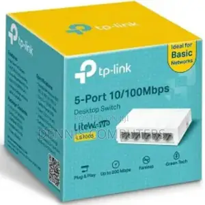 Tp-Link 5 Port 10/100mbps Desktop Switch -Tl-Ls1005